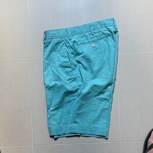 Ralph Lauren Men's Aqua Flat Front Shorts